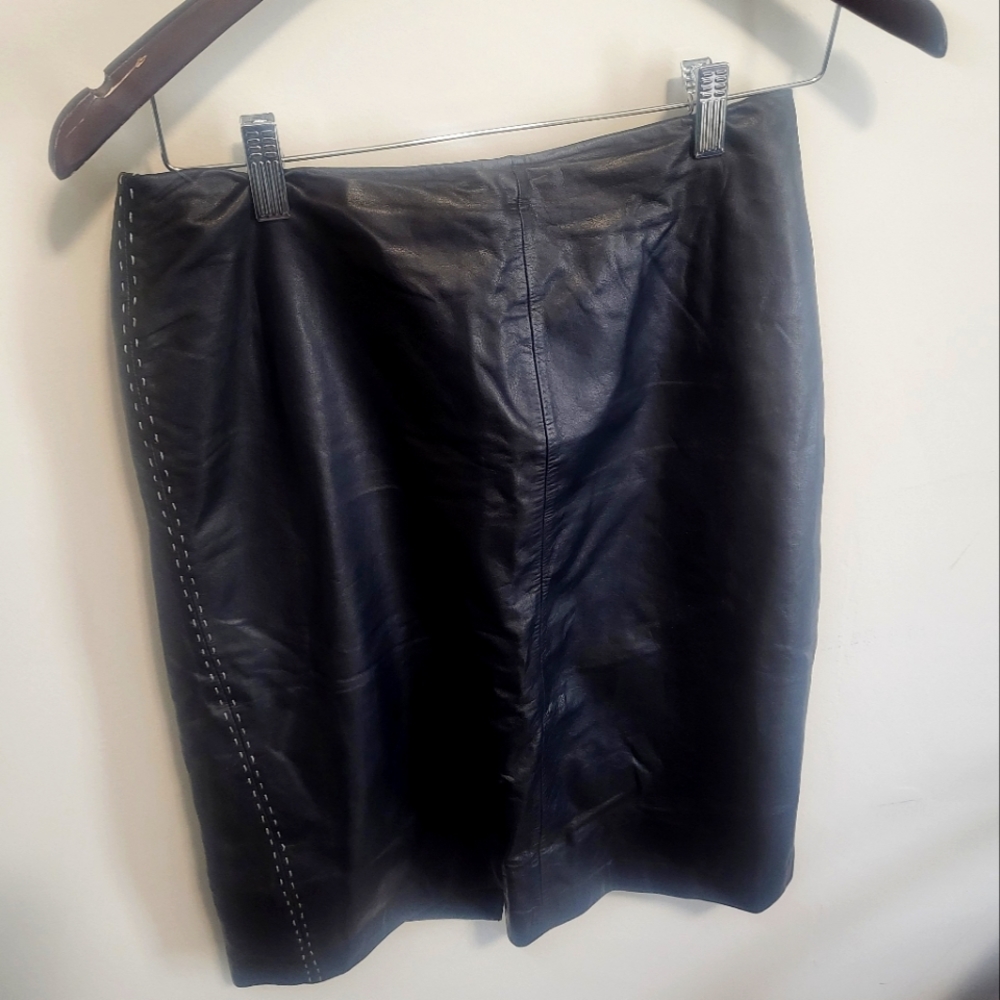 Leather skirt